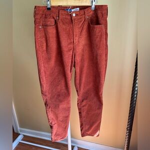 Old Navy OG Straight copper colored corduroy pants